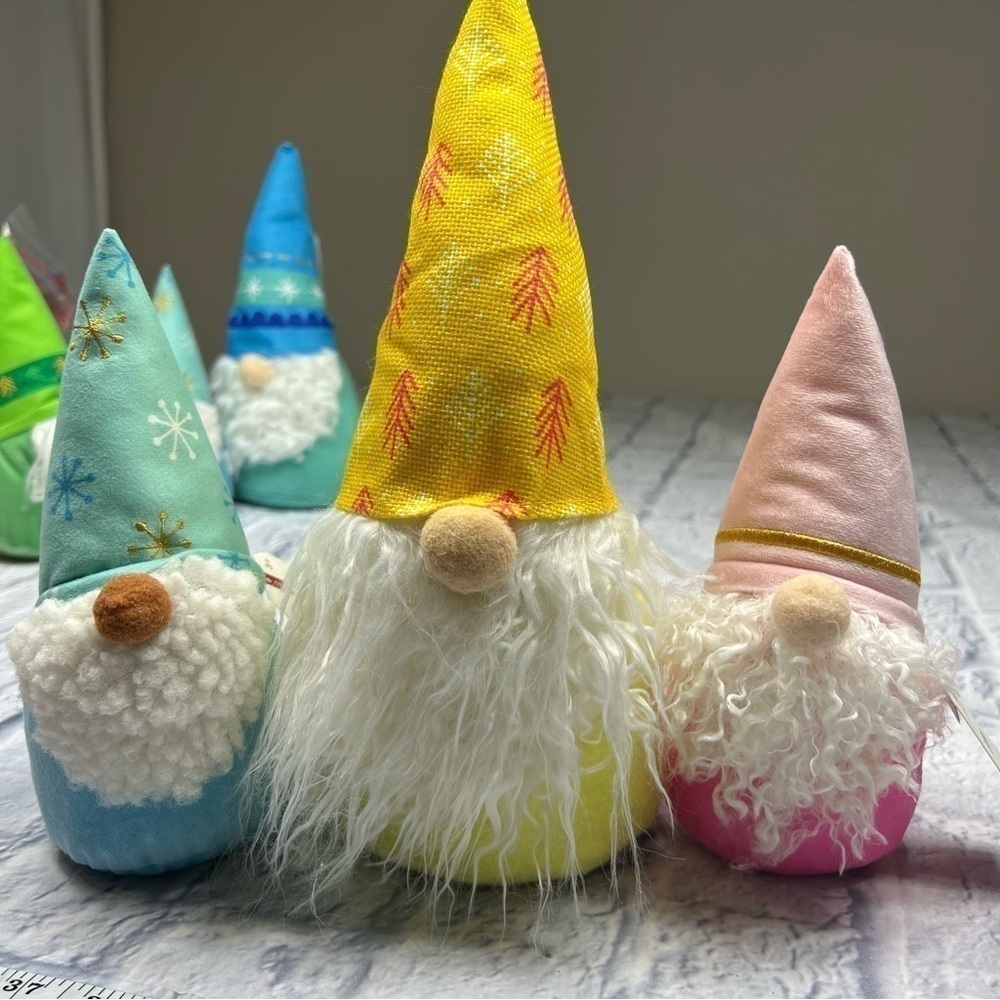 Christmas gnomes 3 beanbag gnomes